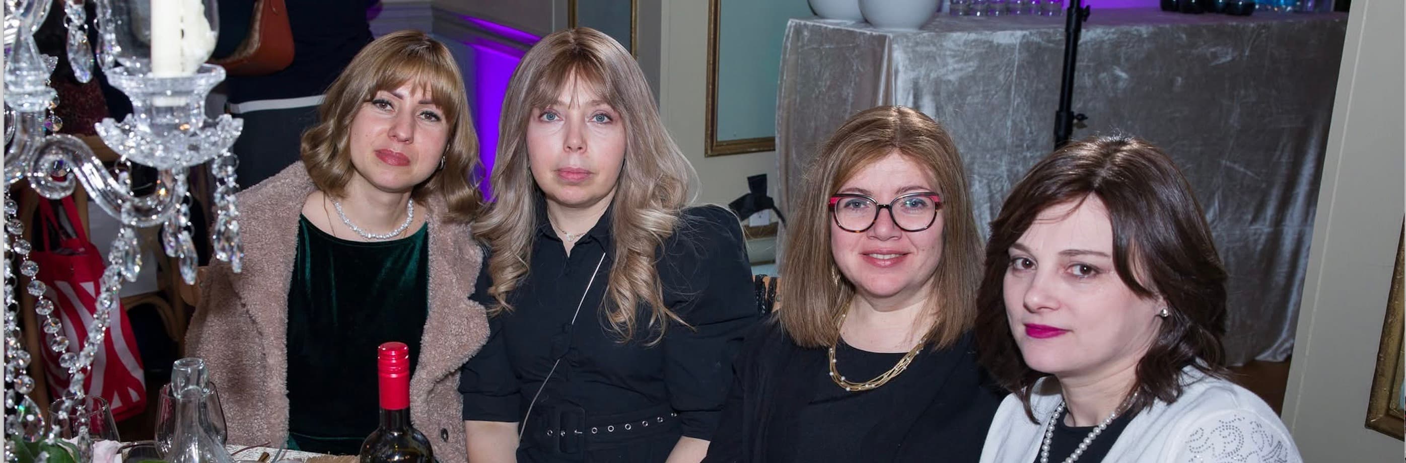 Friends at the event